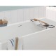 Квариловая ванна 180x80 см альпийский белый Villeroy & Boch Subway 3.0 UBQ180SBW2DV-01