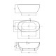 Акриловая ванна 160x81,5 см Vincea VBT-408-1600