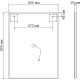 Комплект мебели дуб табачный 60 см Vincea Luka VMC-2L600TO + VCB-13600B + VLM-2J600