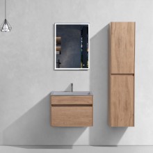 Комплект мебели натуральный дуб 60 см Vincea Chiara VMC-2C600NO + VCB-13600G + VLM-3VN600