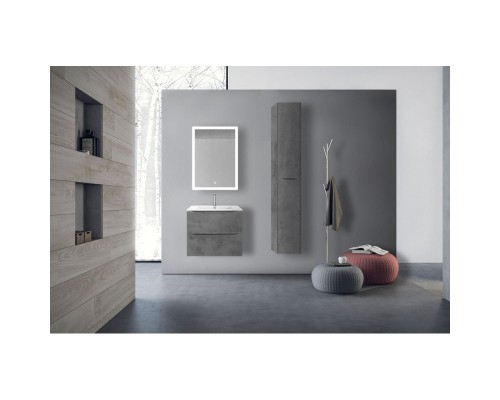 Комплект мебели бетон 61,5 см Vincea Mia VMC-2MC600BT + VBS-13960 + VLM-2B600