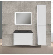 Комплект мебели белый глянец 79,4 см Vincea Vico VMC-2V800GW + VCB-2VP800B + VLM-2A800