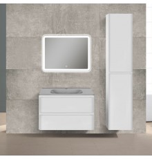 Комплект мебели белый глянец 79,4 см Vincea Vico VMC-2V800GW + VCB-2VP800G + VLM-2A800