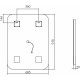 Зеркало 68,5x91,5 см Vincea VLM-2A685