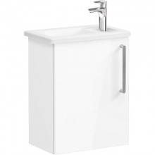 Тумба с раковиной белый глянец 45 см L VitrA Root 66342