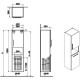 Пенал подвесной кордоба с бельевой корзиной R VitrA Root 68013