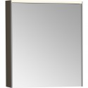 Зеркальный шкаф 62x69,5 см антрацит глянец L Vitra Mirrors 66909