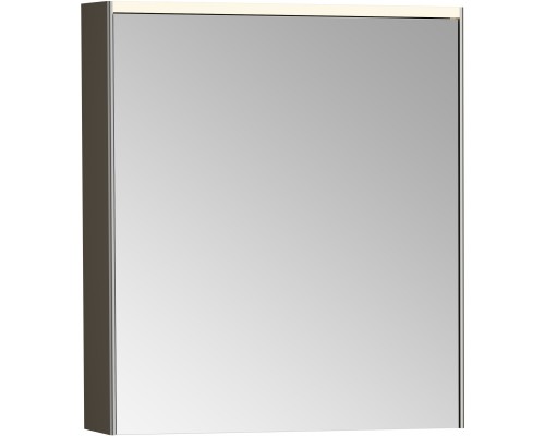 Зеркальный шкаф 62x69,5 см антрацит глянец L Vitra Mirrors 66909