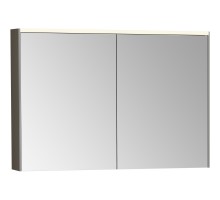Зеркальный шкаф 102x69,5 см антрацит глянец Vitra Mirrors 66912