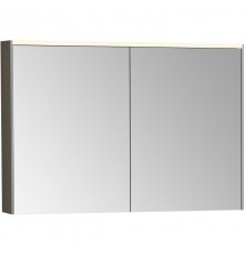 Зеркальный шкаф 102x69,5 см антрацит глянец Vitra Mirrors 66912