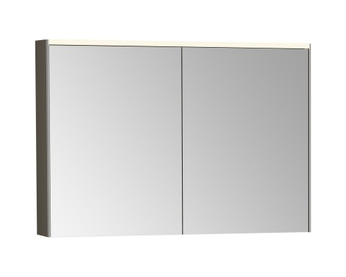 Зеркальный шкаф 102x69,5 см антрацит глянец Vitra Mirrors 66912