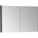 Зеркальный шкаф 102x69,5 см антрацит глянец Vitra Mirrors 66912