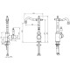 Смеситель для раковины Boheme Provanse Ripresa 362