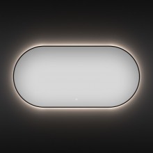 Зеркало 120x60 см черный матовый Wellsee 7 Rays’ Spectrum 172201570