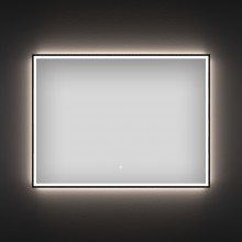 Зеркало 120x80 см черный матовый Wellsee 7 Rays’ Spectrum 172201410