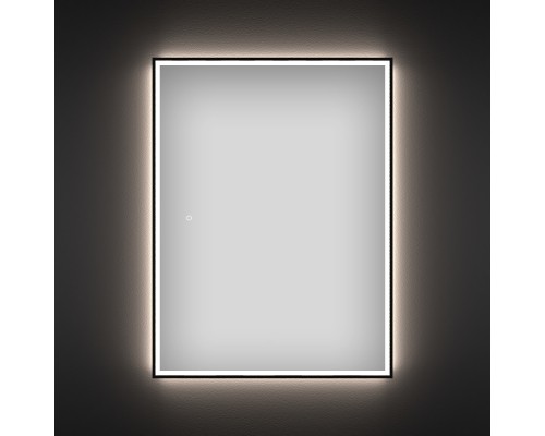 Зеркало 80x100 см черный матовый Wellsee 7 Rays’ Spectrum 172201380
