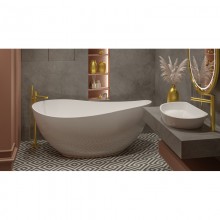 Ванна из литого мрамора 170x75 см Whitecross Ruby 0202.170075.100