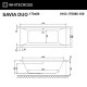 Акриловая гидромассажная ванна 170x80 см Whitecross Savia Duo 0103.170080.100.SMART.GL Elit-san.ru