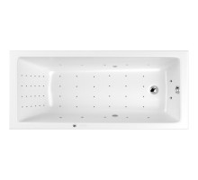 Акриловая гидромассажная ванна 159,5x80 см Whitecross Wave Slim 0111.160080.100.NANO.CR
