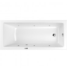 Акриловая гидромассажная ванна 159,5x80 см Whitecross Wave Slim 0111.160080.100.SOFT.CR