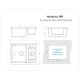 Кухонная мойка Zett Lab Модель 190 темно-серый матовый T190Q008