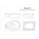 Кухонная мойка Zett Lab Модель 13 белый лёд матовый T013Q001