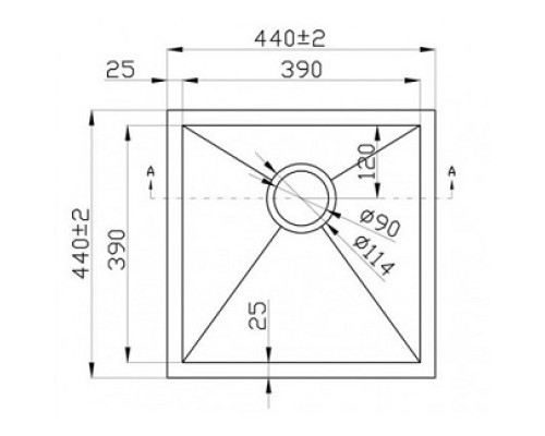 Кухонная мойка Zorg Inox X-4444