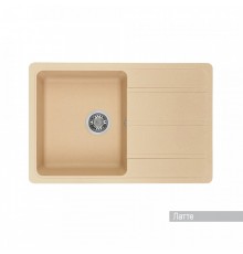Мойка для кухни Аманда 780x510x211 мм, прямоуг. с крылом, латте