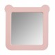 Зеркало КАСПЕР МИШКА, квадратное, розовый матовый