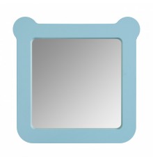 Зеркало КАСПЕР МИШКА, квадратное, голубой матовый