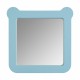 Зеркало КАСПЕР МИШКА, квадратное, голубой матовый