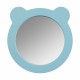 Зеркало КАСПЕР МИШКА , круглое, голубой матовый