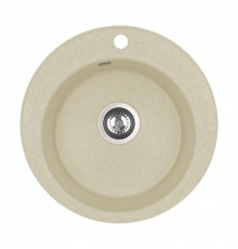 Мойка кухонная ШЕЛЛИ 50, круглая, шампань