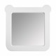 Зеркало КАСПЕР МИШКА, квадратное, белый матовый