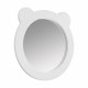 Зеркало КАСПЕР МИШКА , круглое, белый матовый