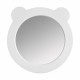 Зеркало КАСПЕР МИШКА , круглое, белый матовый