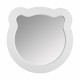 Зеркало КАСПЕР МИШКА, фигурное, белый матовый