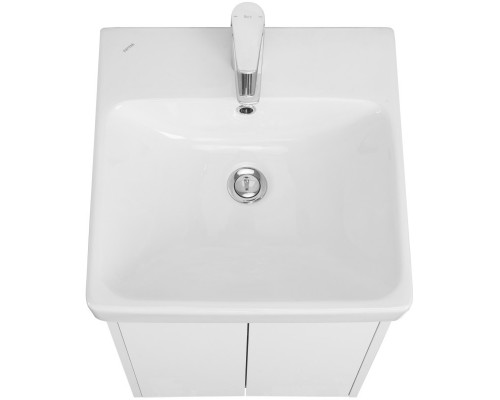 Тумба с раковиной AQUATON Сканди Doors 45 1A2787K0SD010 белый глянец/белый матовый