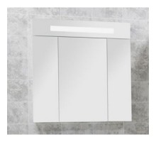 Зеркальный шкаф белый 80 см Акватон Юта 1A203002UT010