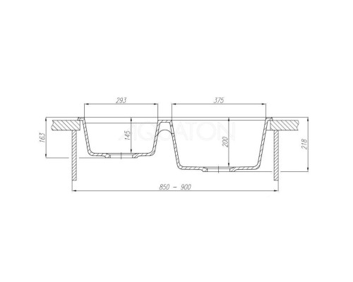 Кухонная мойка Акватон Делия кофе 1A723132DE280