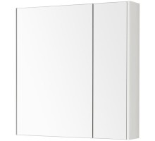 Зеркальный шкаф 80x81 см белый глянец Акватон Беверли 1A237102BV010