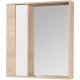 Зеркальный шкаф 75x85,2 см белый глянец/дуб эврика Акватон Бостон 1A240302BN010