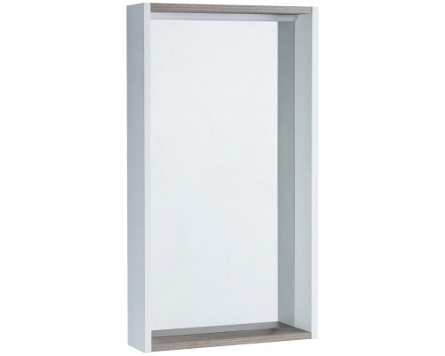 Зеркало 45,9x81,9 см белый глянец/джарра Акватон Бэлла 1A221702BBAZ0