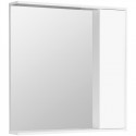 Зеркальный шкаф 80x83,3 см белый глянец R Акватон Стоун 1A228302SX010