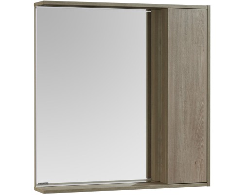 Зеркальный шкаф 80x83,3 см сосна арлингтон R Акватон Стоун 1A228302SX850