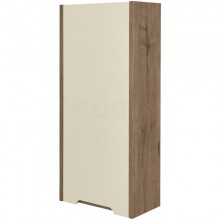 Шкаф подвесной бежевый/дуб веллингтон L Акватон Оливия 1A254703OLVGL