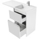Комплект мебели белый глянец 120 см Акватон Лондри 1A235901LH010 + 1A72243KLH010 + 1A252902SU010