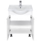 Комплект мебели белый глянец 60,5 см Акватон Лиана 1A163101LL010 + 1WH109652 + 1A162702LL01L