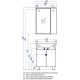 Зеркальный шкаф 65x85 см белый глянец R Акватон Лиана 1A166202LL01R