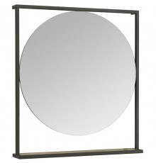 Зеркало 80x90 см дуб кантри/черный Акватон Лофт Фабрик 1A242602LTDY0